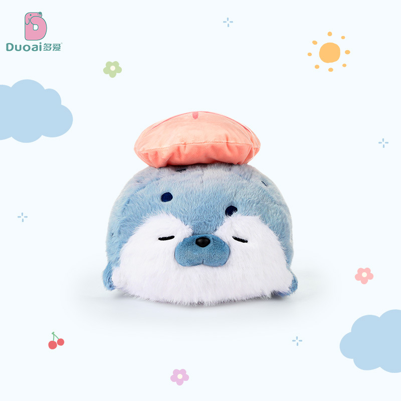 Wholesale of genuine cartoon sushi seals, sea otters, plush toys, cushions and sleeping dolls Specification image