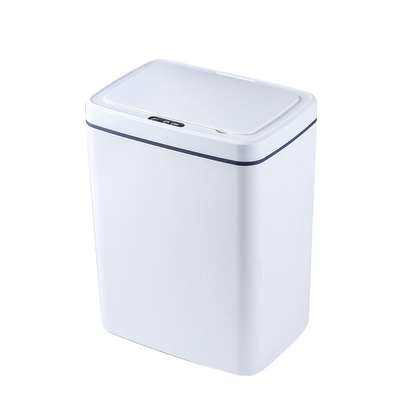 智能垃圾桶家用自动带盖室内厨房垃圾桶夹缝大容量感应垃圾桶批发详情图5
