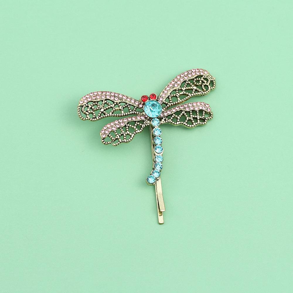 Halloween Ghost Mother Brooch Butterfly Hairpin Necklace For Girls One-Line Clip Fashion Dragonfly Headdress Gift For Ladies details Picture