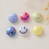 Smiling face acrylic jewelry diy accessories, ins niche heartwarming hand and hair accessories, handcrafted materials wholesale Application Scenario