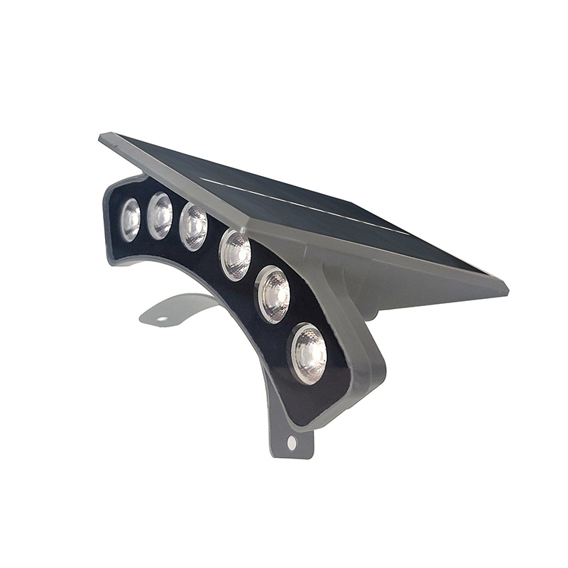 Solar tile lights, tree-hugging crescent-shaped pavilion roof projection, ancient architectural corrugated lights, led outdoor waterproof spotlights Item Picture