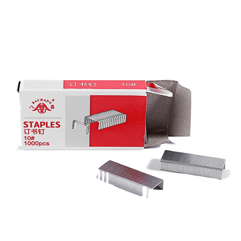 Factory direct supply of staples and stapler nails with strong penetrating power. Wholesale of 10# electroplated anti-rust pins Item Picture