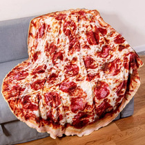 Pizza tortilla blanket Soft blanket Bedding plaid plush bed Mexican flatbread blanket