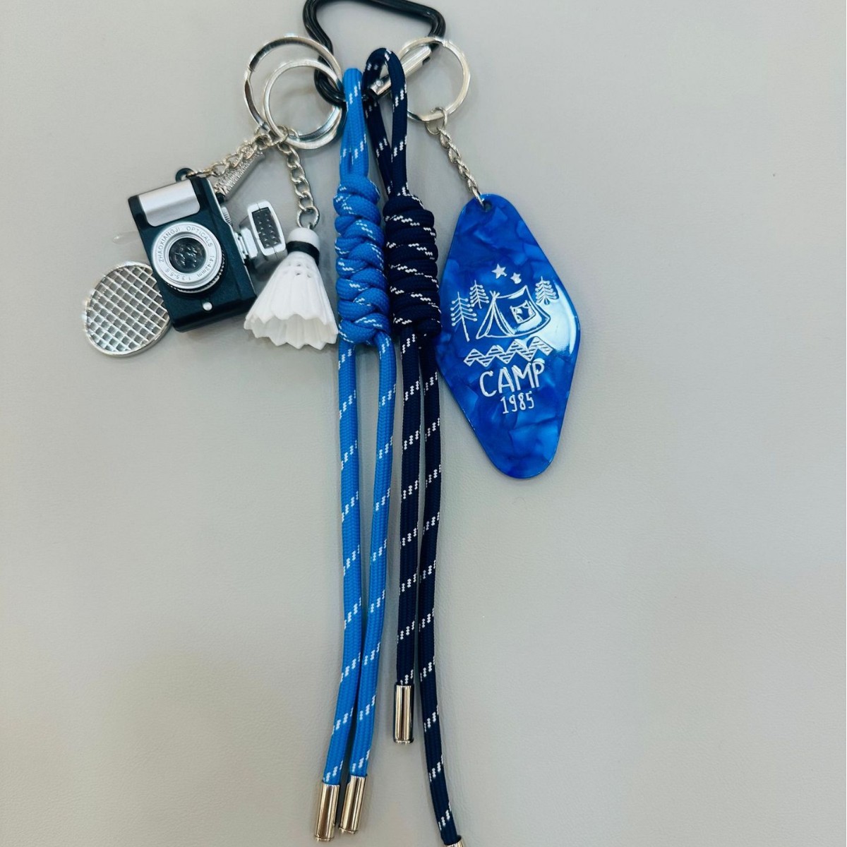 diy cartoon pattern accessories for the 2024 new style of niche Instagram bloggers' woven rope keychain bag pendants details Picture