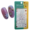 Cross-border new nail stickers, Christmas snowflake nail stickers, 5D three-dimensional relief nail stickers, wholesale nail stickers shanilak Item Picture