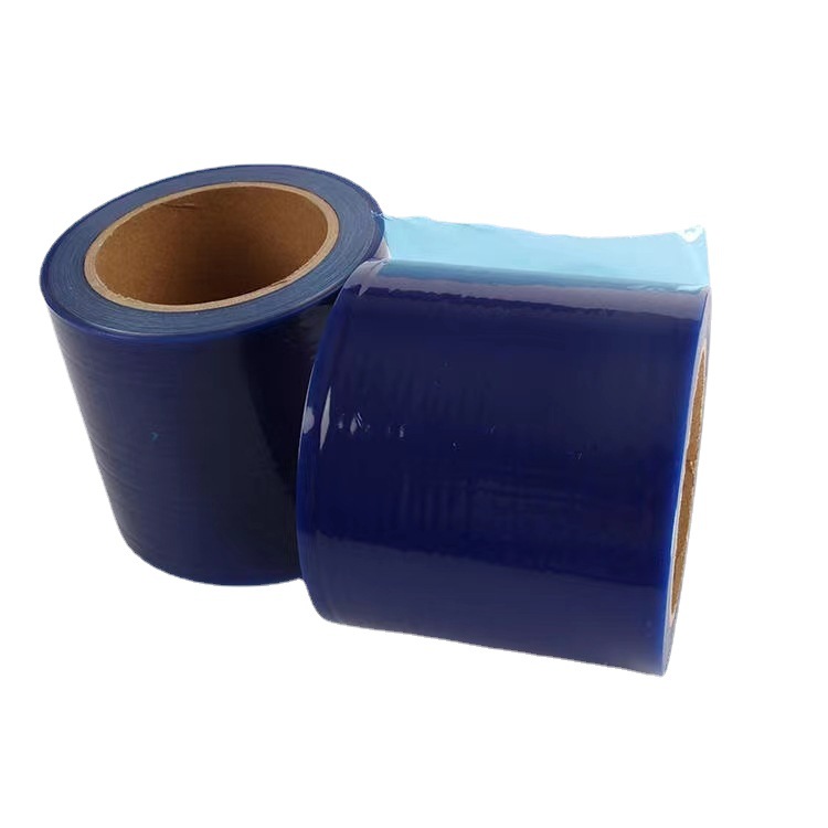 PE aluminum plate protective film manufacturer wholesale product furniture dust-proof self-adhesive super high adhesive blue door and window protective film Item Picture