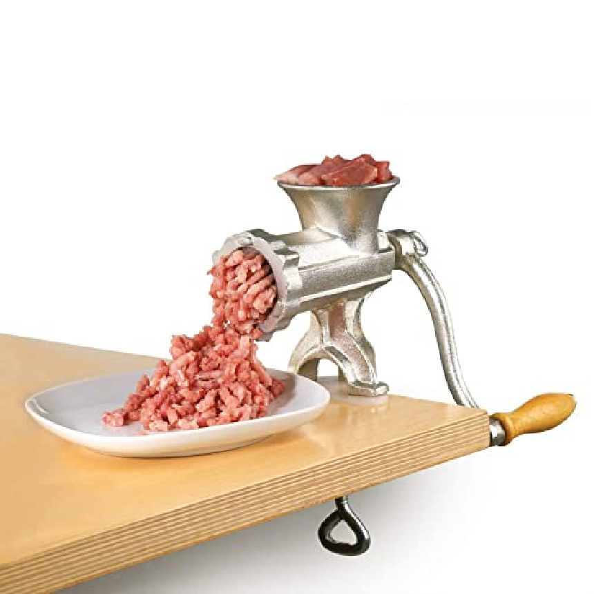 Foreign trade cross-border No. 10, No. 8, No. 22, No. 32 cast iron tin-plated manual meat grinder, household hand-cranked meat grinder, sausage stuffing machine