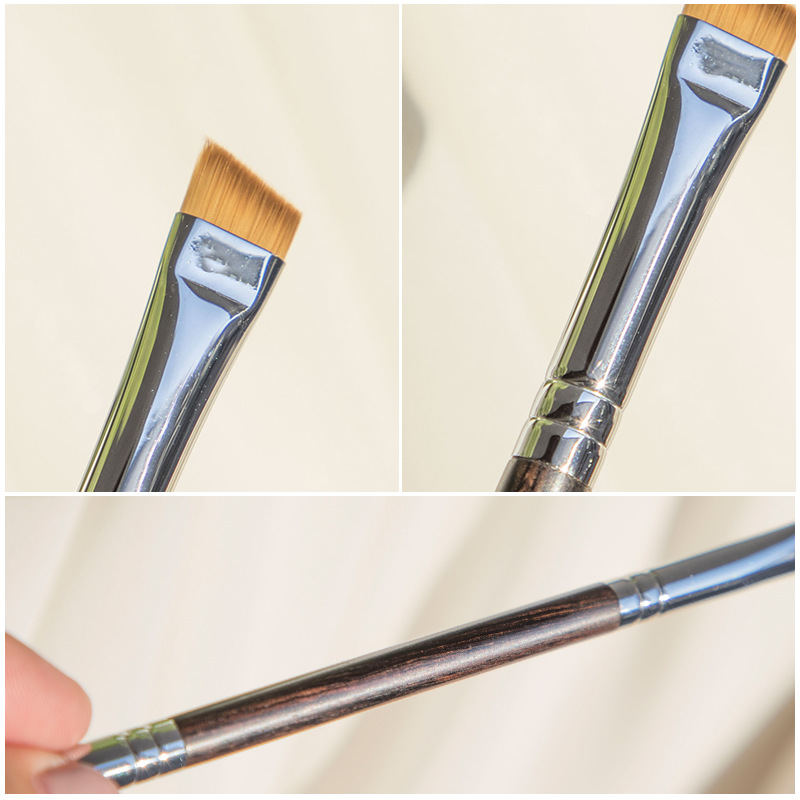 Fan Xiaoxian Xuan Nu Series Double-headed Blade eyeliner Brush and Eyebrow Brush Ultra-thin Cangzhou ebony Eye Makeup Brush XN20 Application Scenario