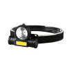 New cross-border XPE+COB dual-source strong headlight, USB charging fishing light, outdoor head-mounted mini headlight Item Picture