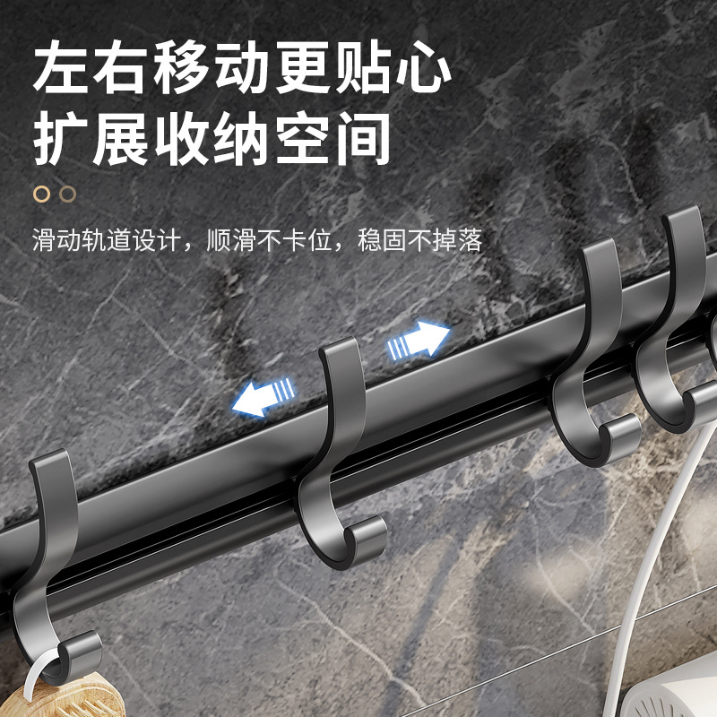 六连排挂钩/强力粘钩/无痕挂钩/挂钩/磁铁挂钩产品图