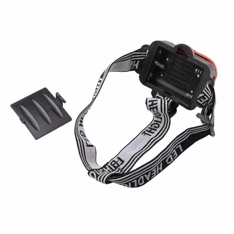 LED battery-powered dual-source blue light, white light, yellow light, dual-lamp bead headlamp, miner's lamp, high-intensity lamp, night fishing lamp, gift lamp Specification image