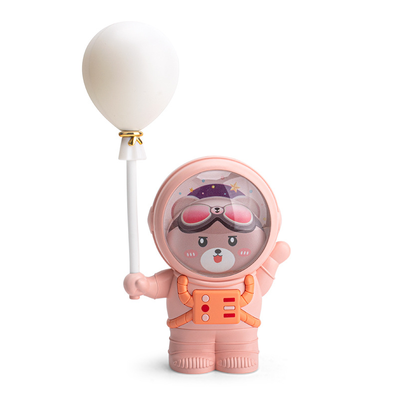 Creative Space Cute Pet Children's Desktop Penknife Learning Lamp Home Bedside Usb Charging Cute Night Light Item Picture