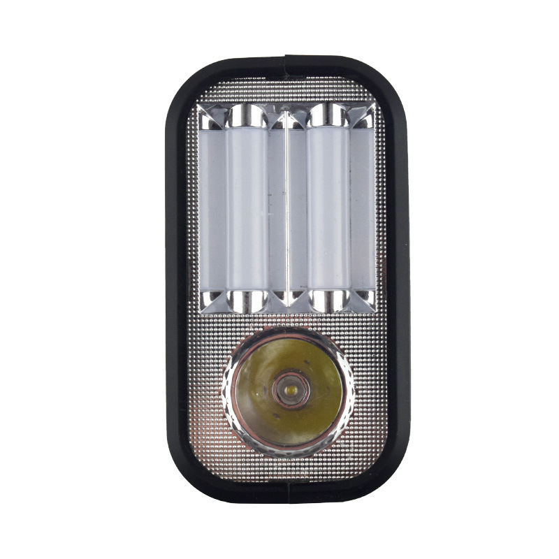 Patrol portable rechargeable led searchlight, outdoor rainproof strong flashlight, solar-powered portable lamp Application Scenario