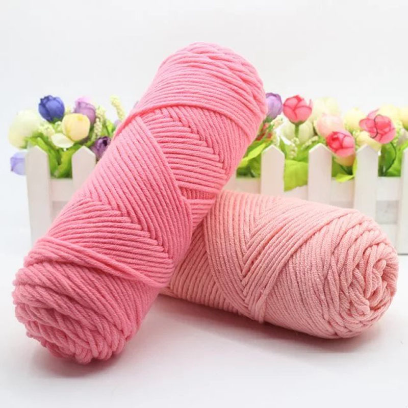 Lover's cotton, Korean cotton, woolen thread, hat and scarf thread, 8-strand milk cotton, medium-thick baby woolen thread, hand-knitted knitting needle woolen thread Application Scenario