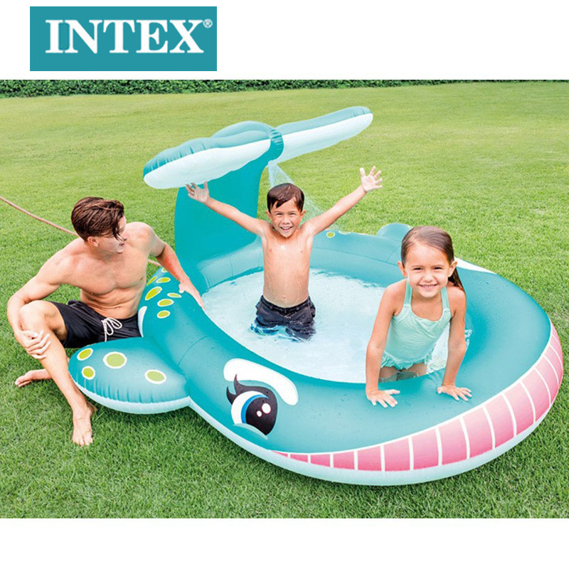ويتم توزيع حوض المحيط على حوض الأطفال الخلاق في حوض الأطفال المنزلي من خلال شبكة INTEX57440. details Picture