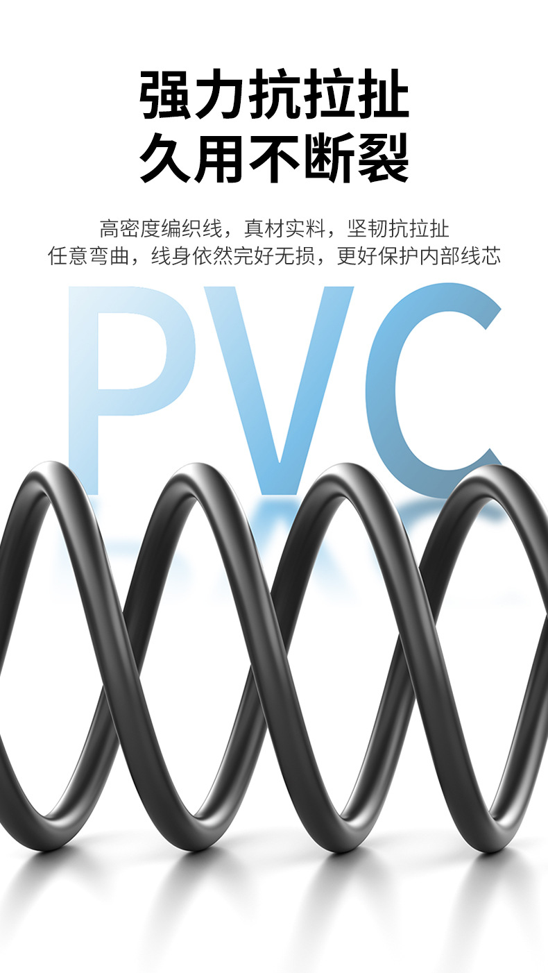 type-c数据线60W快充线10G电脑硬盘传输连接线3A手机充电线type-c详情9