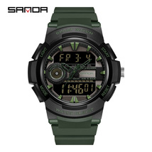 三达手表新款6082时尚手表韩国休闲简约运动手表多种功能电子表