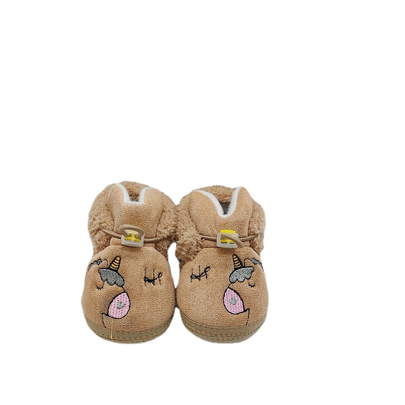 Autumn and winter baby shoes, coconut shoes, baby girl shoes, anti-slip and anti-drop baby walking shoes, 0-1 year old sock shoes Item Picture