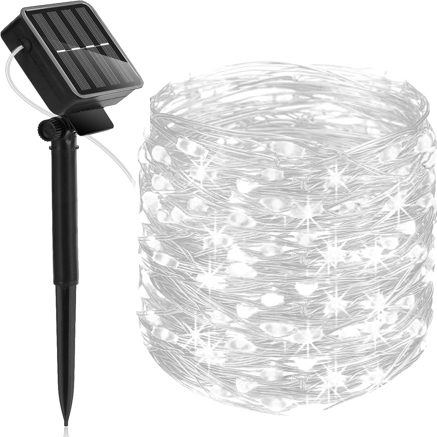 Cross-border LED solar copper wire lights, fairy color lights, courtyard decoration atmosphere lights, outdoor waterproof copper wire lights, string lights Application Scenario