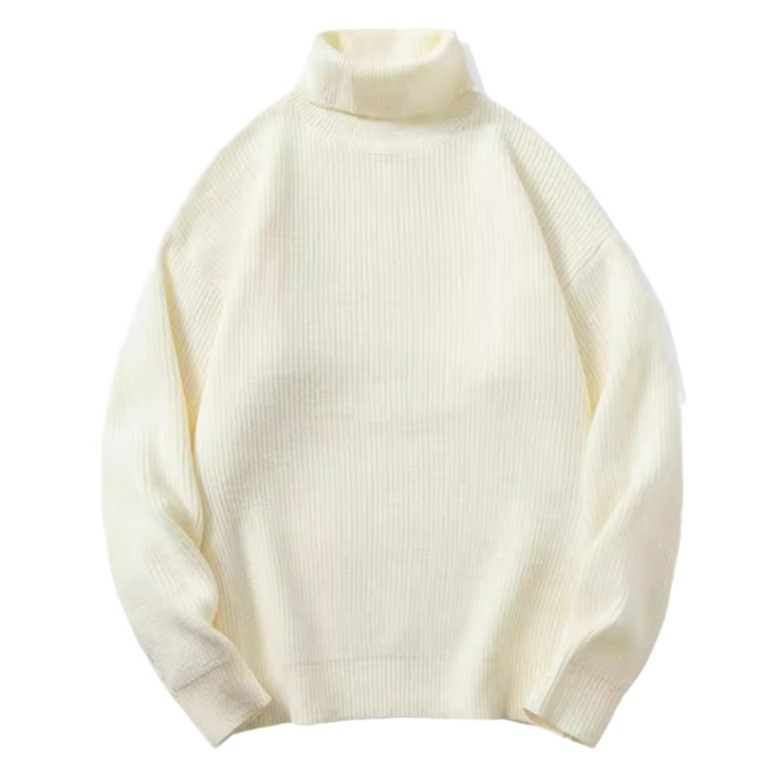 New men's knitted sweaters for the autumn and winter of 2024, Japanese-style retro solid color loose and casual knitted sweaters for couples Item Picture