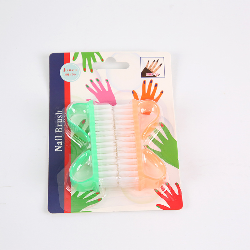 Multi-color 4PC card suction shoe brush, clothing brush, multi-functional cleaning brush, household durable plastic brush details Picture