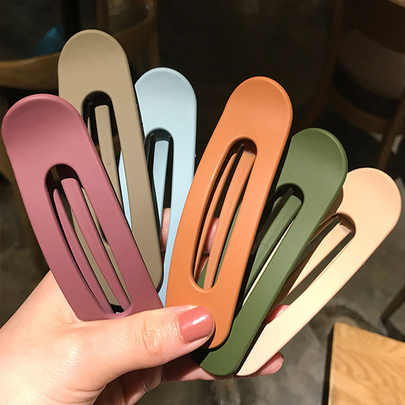 Large Hair Clip Forehead Bangs Clip Makeup Face Wash Broken Hair Side Clip Headwear Seamless Hair Clip Duck Beak Clip Women details Picture