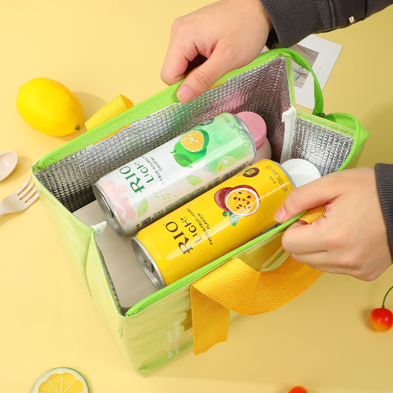 Factory direct sales of student lunch boxes, Oxford cloth, office workers' hand-held lunch boxes, cold and heat preservation lunch boxes Specification image
