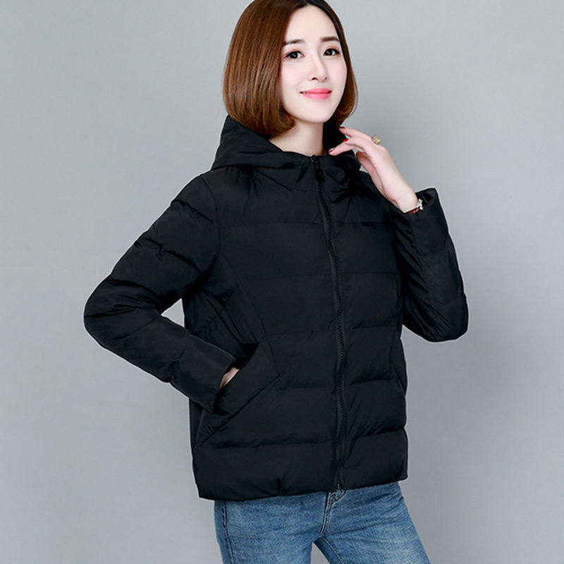 Down Cotton-Padded Women 2023 New Autumn And Winter Coat Women Light Cotton-Padded Short Cotton-Padded Jacket Bread Suit Tide details Picture