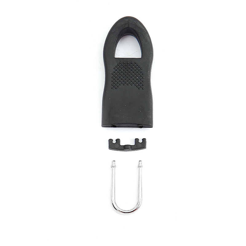 Tool-free detachable zipper pull TAB for bags, schoolbags, coats, clothes, shoes, boots, rubber and rubber pull TAB Item Picture