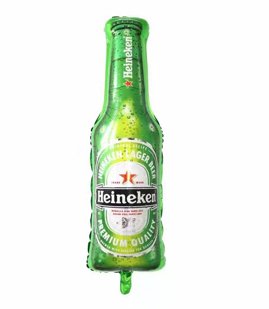 Manufacturers Wholesale Corona Beer/Heineken Beer Mugs Decorated Wedding Birthday Party Cartoon Aluminum Film Balloons details Picture