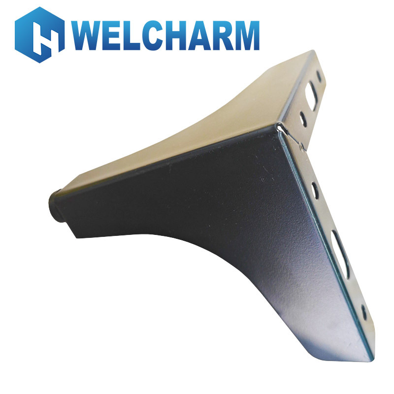 100mm金属柜子脚床脚茶几脚三叉脚家具脚沙发脚源短臂桌腿柜腿