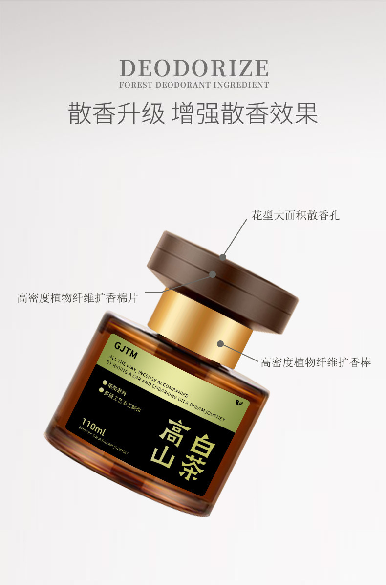 乌木玫瑰车载香薰2025新款汽车车用香水持久留香女式车内香氛详情13