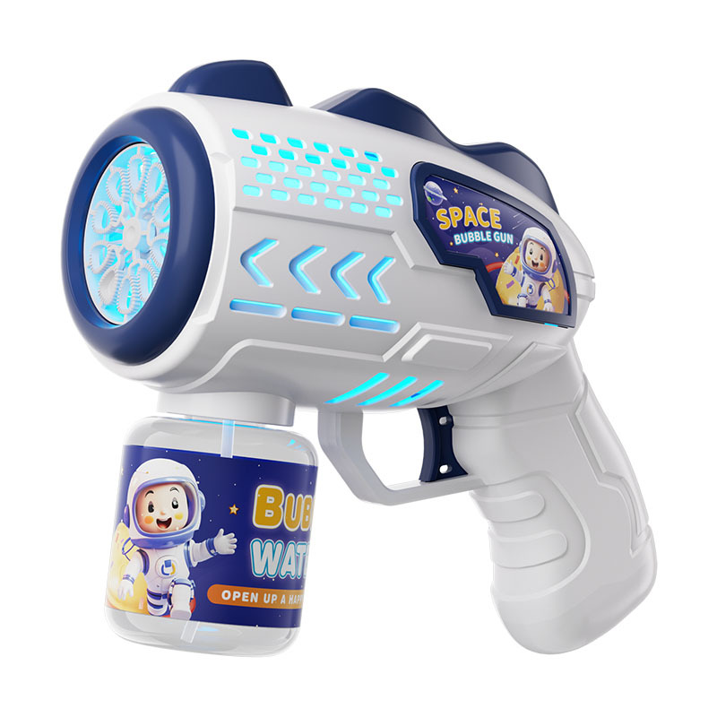 泡泡机太空宇航员全自动加特林泡泡枪电动带灯光爆款儿童玩具跨境详情图5