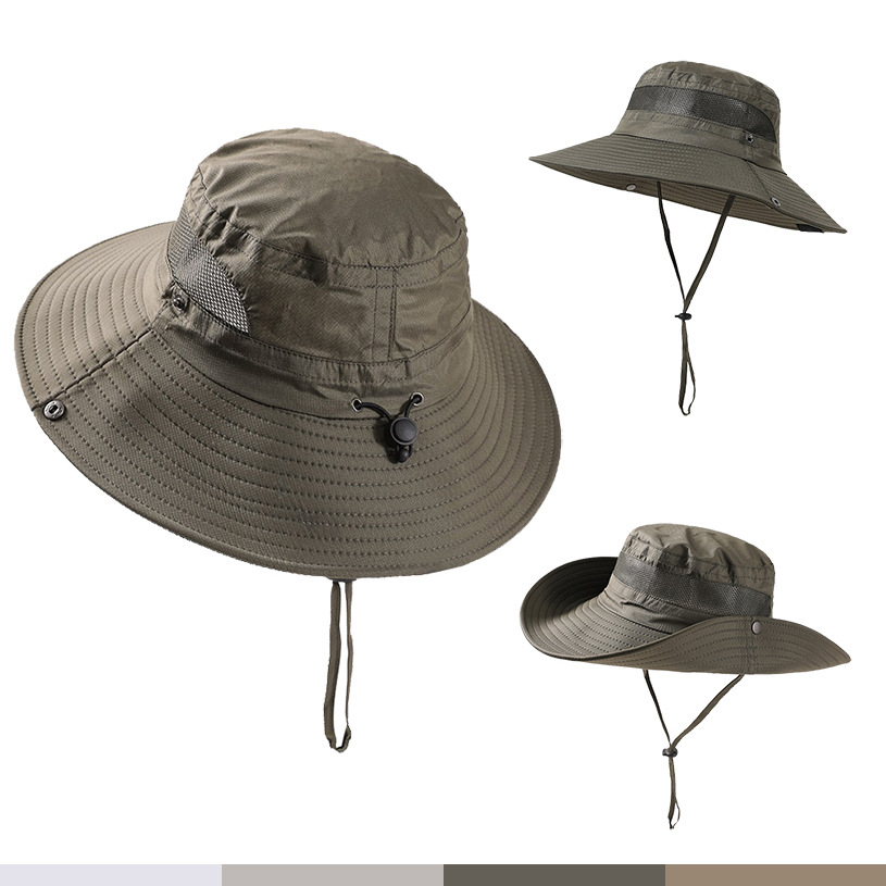 2023 New fisherman hat for men and women sunscreen hat mountaineering tourism fishing hat riding hat cross-border outdoor visor
