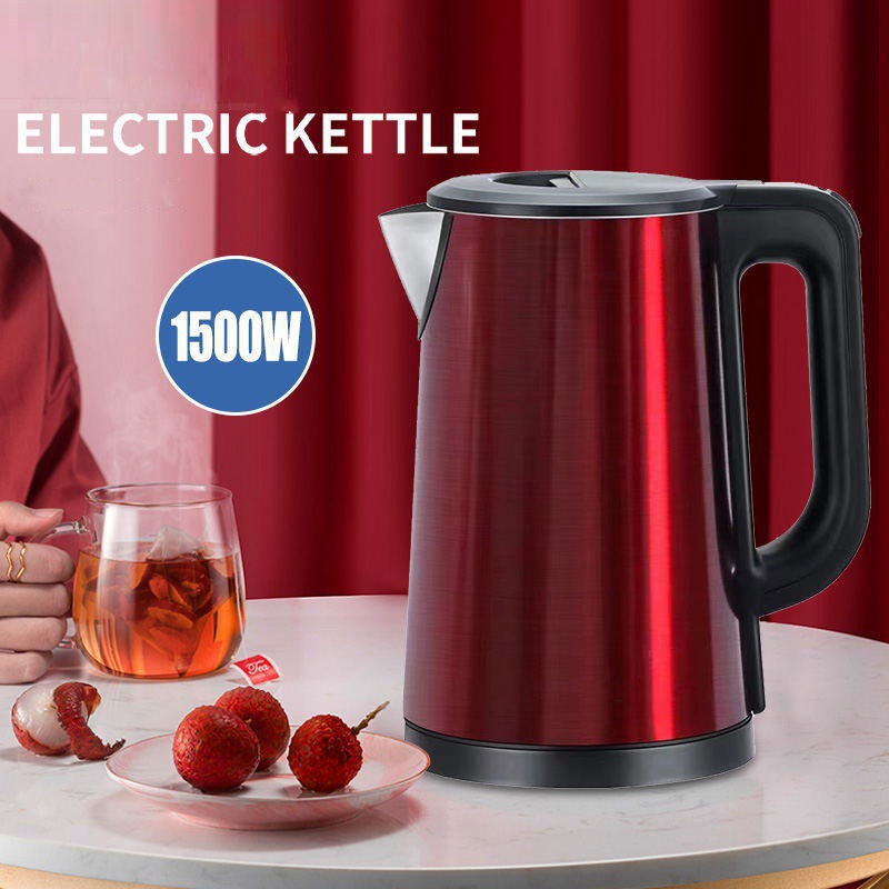 电水壶2.5L家用电热水壶快速烧水壶110V220V防干烧Kettle
