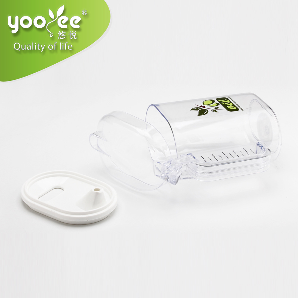 You Yue plastic large 800ml oil pot household kitchen supplies seasoning pot non-slip handle oil pot wholesale Specification drawing