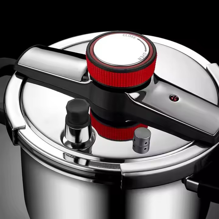 304 Stainless Steel Explosion-Proof Pressure Cooker Household Gas Cooker Induction Cooker General Uncoated Large Capacity Pressure Cooker details Picture