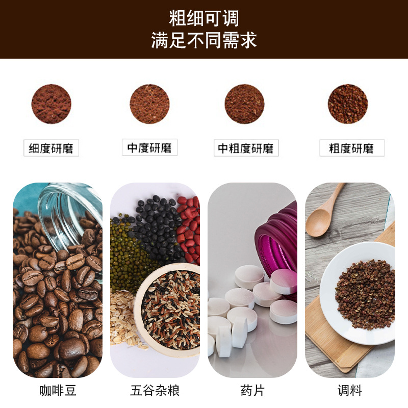跨境咖啡磨豆机手摇咖啡研磨机不锈钢手动咖啡豆磨粉器陶瓷咖啡机详情图3