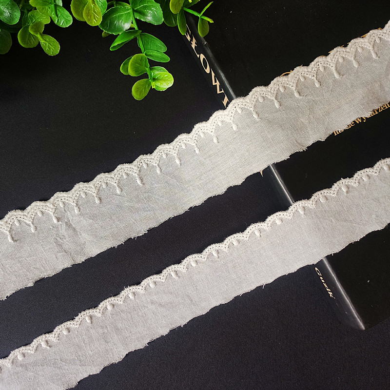 刺绣花边棉布批发棉线家居软饰女装袖子配饰水溶服装辅料蕾丝花边
