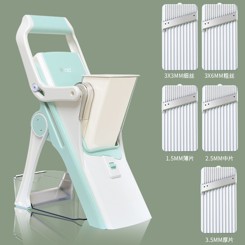Douyin's best-selling five-in-one multi-functional vegetable slicer, kitchen vegetable slicer, grater, slicer, and lemon slicer