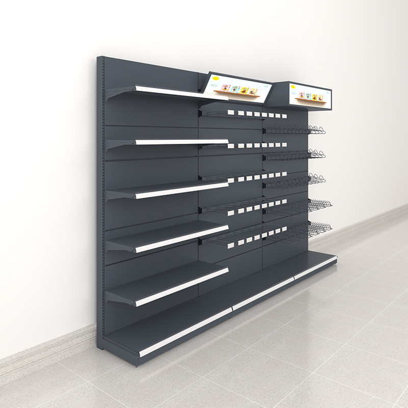 [Processing Custom] Supermarket Shelves Wholesale Large Commercial Super Life Department Store Daily Necessities Supermarket Display Shelf details Picture