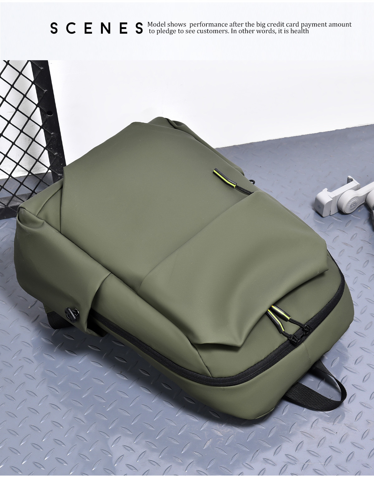 双肩包批发洋气复古潮流质感笔记本电脑包户外休闲防溅水旅行背包详情14