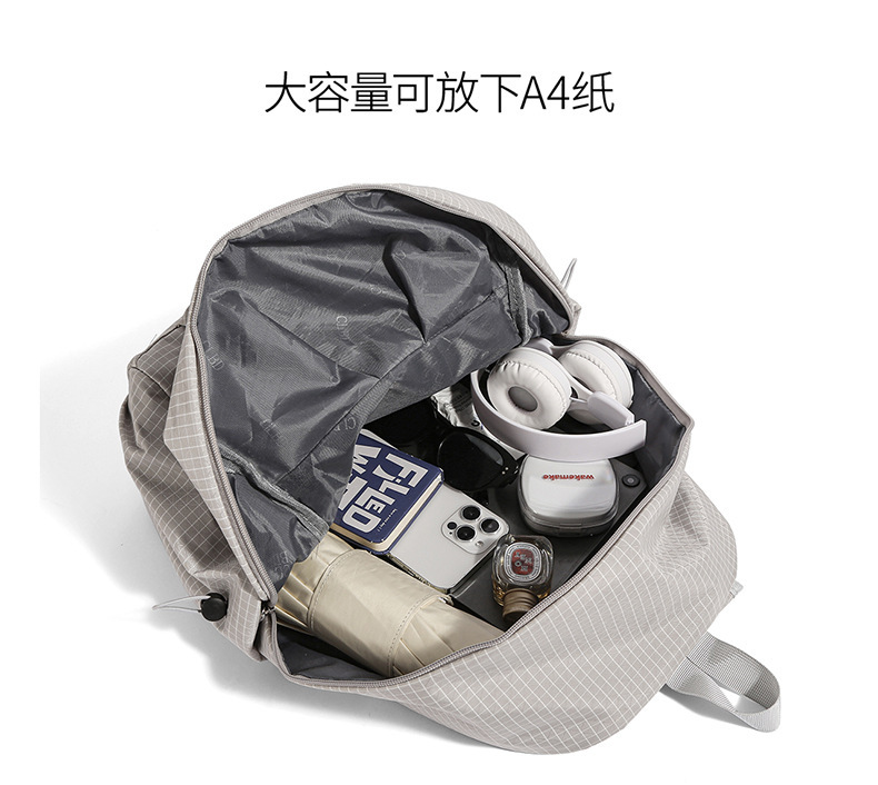 跨境2025新款双肩包女书包初中女生小众旅游轻便背包通勤电脑包包详情5