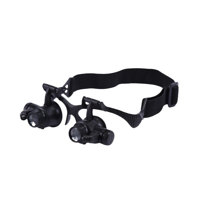 10x, 15x, 20x, 25x LED lamp identification, antique jewelry, watch repair, high-definition head-mounted glasses, magnifying glass Item Picture