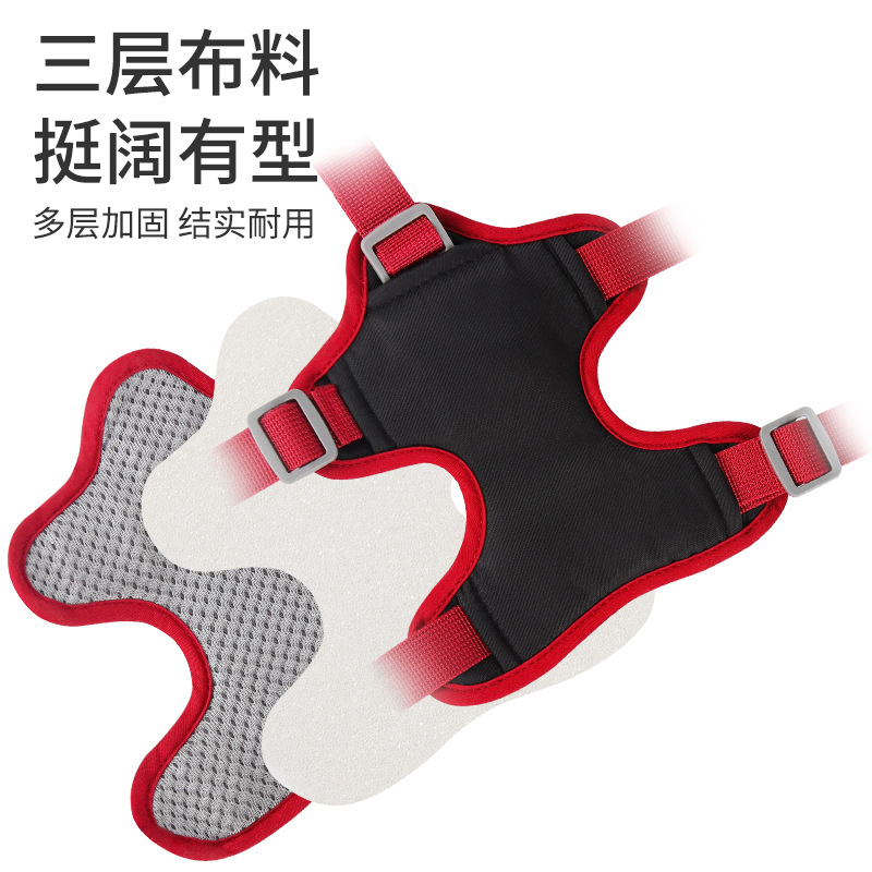 Dog leash, small and medium-sized dog pet chest and back strap, reflective protective shock-absorbing dog chest and back pet leash Specification image