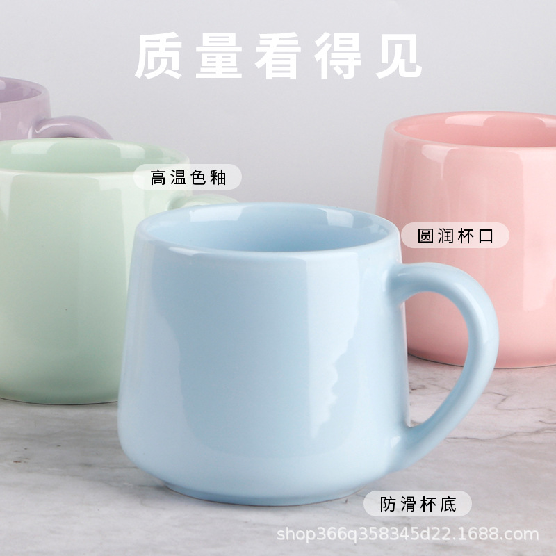 韩式纯色马卡白底实物图