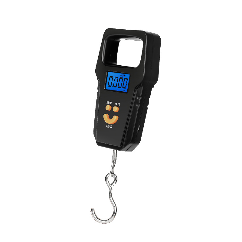 Mini weighing electronic scale, portable scale, 50kg electronic scale, portable portable scale, hook grocery shopping scale, express delivery gram scale Item Picture