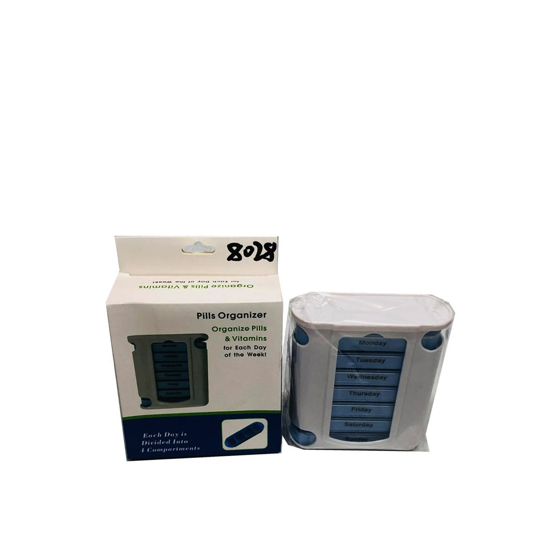 Multi-Cell Oval Pill Box Round Transparent Cover 28-Cell Pill Box Drawer Type Drug Distribution Box Rs-600418 Application Scenario