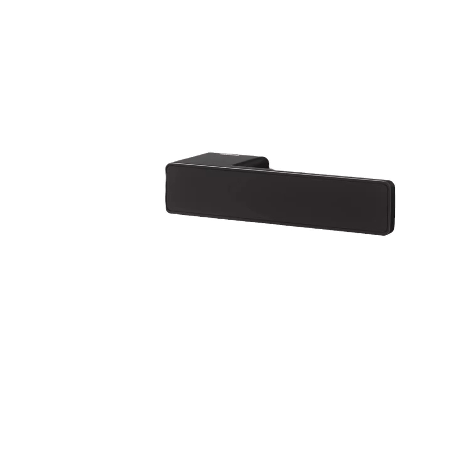 Bedroom door lock, single-sided household invisible door lock, Italian minimalist door handle, black interior background wall integrated lock Item Picture