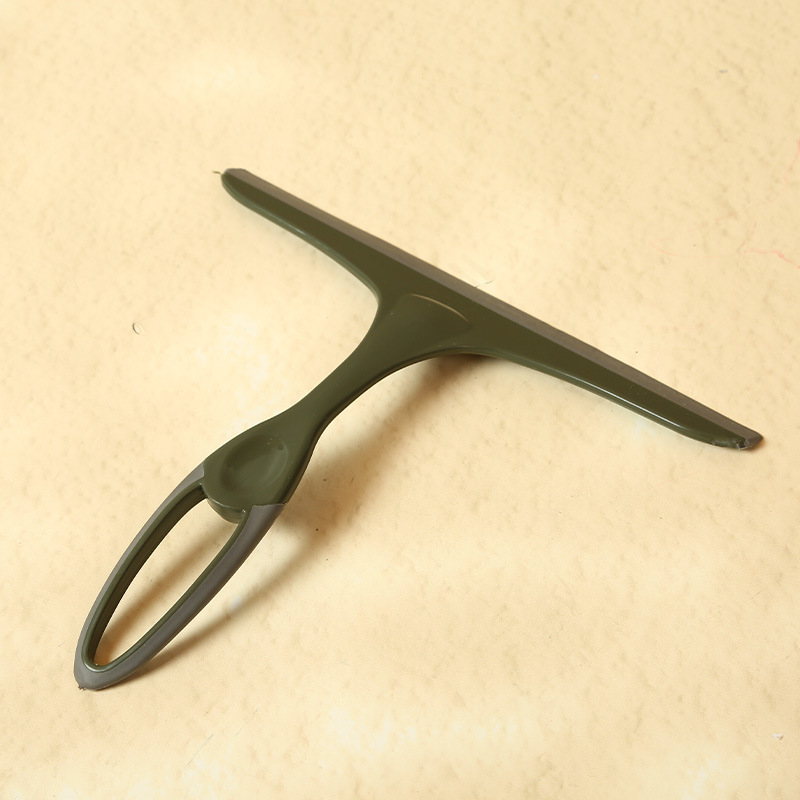 Glass cleaner Household cleaning scraper Magic scraper Plastic handle can be hung solid color cleaning scraper manufacturer 0436 details Picture